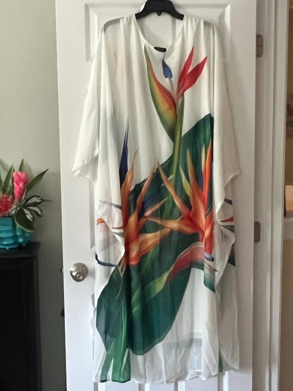 Bahari Bahamas Full Length Flowy Dress/Cover Up - New! One Size Fits All